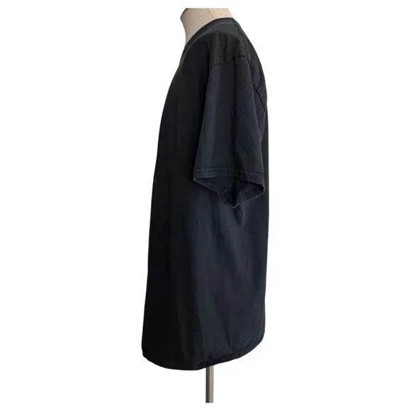 Half Wolf Half Shadow Face Black T Shirt Mens Size Large ? Graphic Short Sleeve - Picture 3 of 5